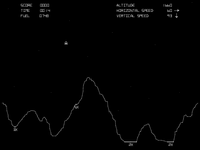 Lunar Lander (rev 2) Screenshot 1